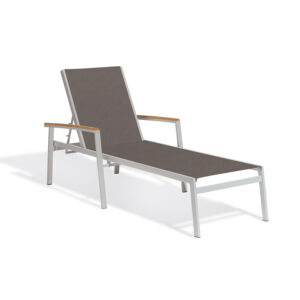 Travira Sling Chaise Lounge -Cocoa Seat